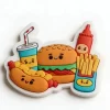 3D PVC Fast Food Fridge Magnet Custom Sublimation Kitchen Decor
