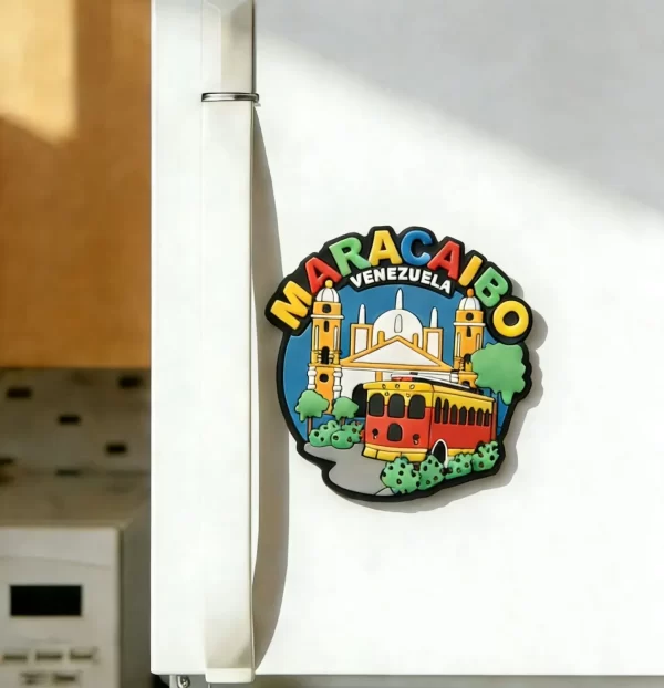 Custom Bulk PVC Maracaibo Premium Travel Souvenir Magnet Custom Bulk PVC Maracaibo Premium Travel Souvenir Magnet