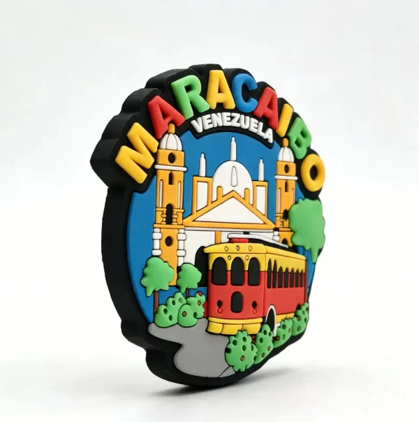 Custom Bulk PVC Maracaibo Premium Travel Souvenir Magnet Custom Bulk PVC Maracaibo Premium Travel Souvenir Magnet