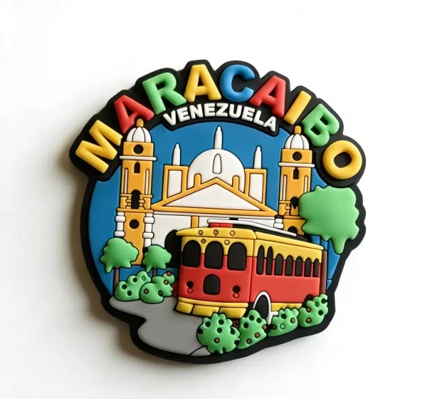 Custom Bulk PVC Maracaibo Premium Travel Souvenir Magnet Custom Bulk PVC Maracaibo Premium Travel Souvenir Magnet