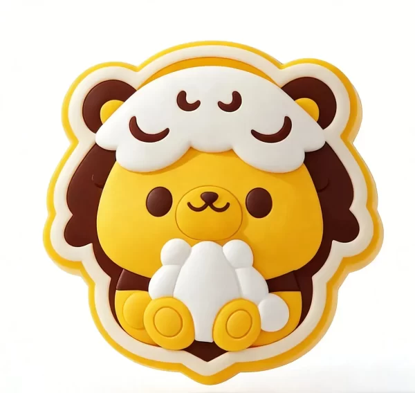 3D Eco PVC Lion High Performance Sublimation Kawaii Decor Magnet