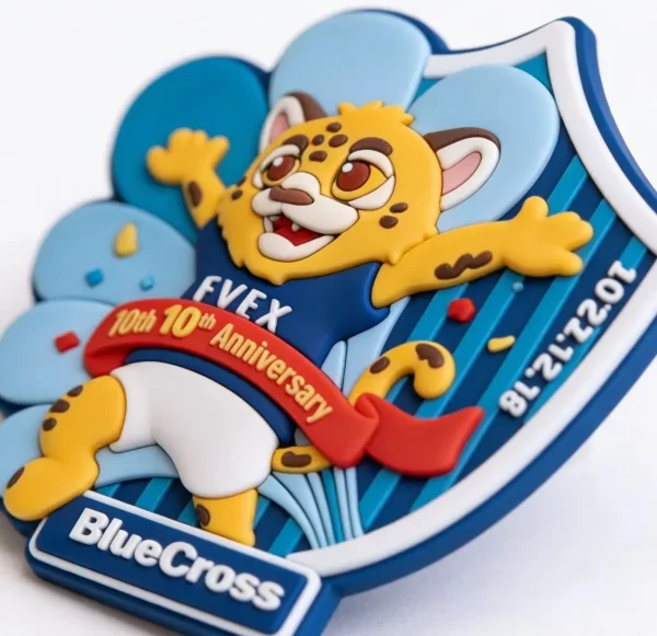 3D Premium PVC 10th Anniversary Game Sublimation Fridge Magnet