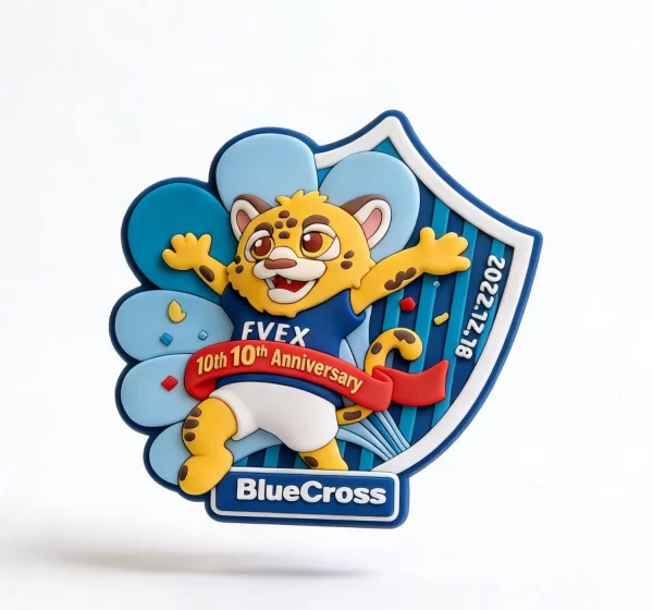 3D Premium PVC 10th Anniversary Game Sublimation Fridge Magnet