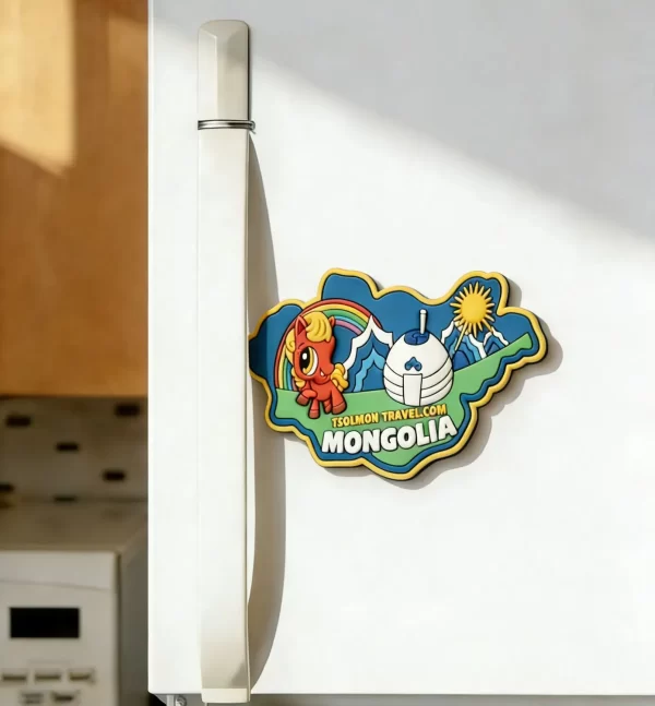 3D Custom Cartoon Pony PVC Mongolia Tourist Souvenir Fridge Magnet 3D Custom Cartoon Pony PVC Mongolia Tourist Souvenir Fridge Magnet