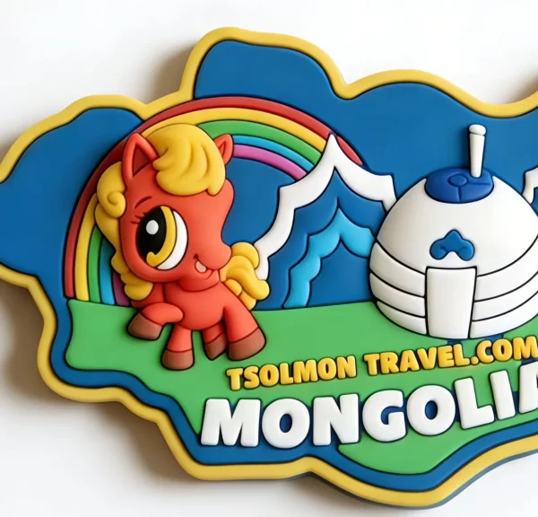 3D Custom Cartoon Pony PVC Mongolia Tourist Souvenir Fridge Magnet 3D Custom Cartoon Pony PVC Mongolia Tourist Souvenir Fridge Magnet