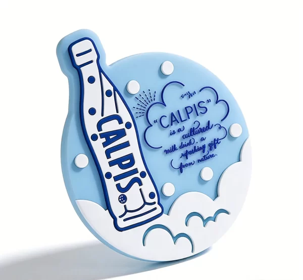 Custom Silicone Calpis Coaster Sublimation Trendy Gift