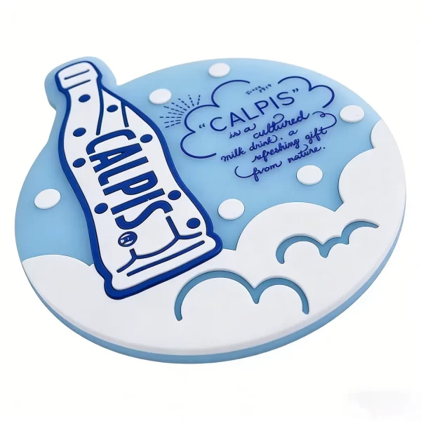 Custom Silicone Calpis Coaster Sublimation Trendy Gift