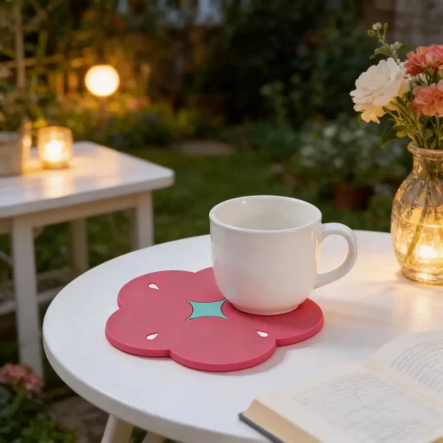 Bulk Custom Eco Flower Silicone Heatproof Coaster B2b Promo Bestseller Bulk Custom Eco Flower Silicone Heatproof Coaster B2b Promo Bestseller