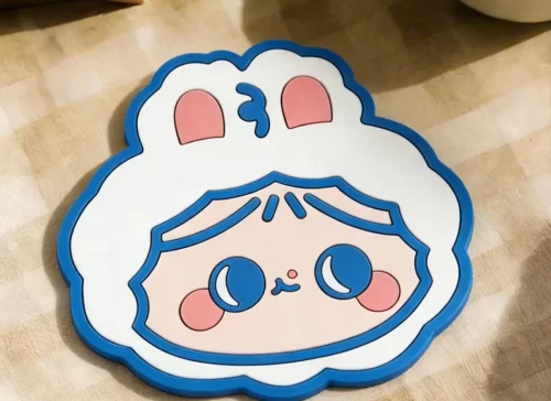 Bulk Custom Personalized Kids Cartoon Silicone Coaster Eco Souvenir Bulk Custom Personalized Kids Cartoon Silicone Coaster Eco Souvenir