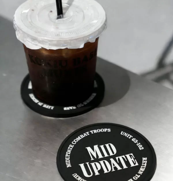 Bulk Custom Tactical Military Silicone Heatproof Coaster B2b Promo Gift