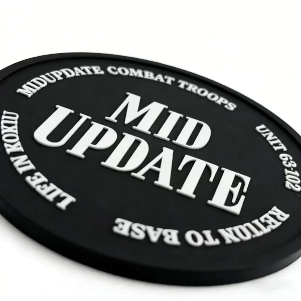 Bulk Custom Tactical Military Silicone Heatproof Coaster B2b Promo Gift
