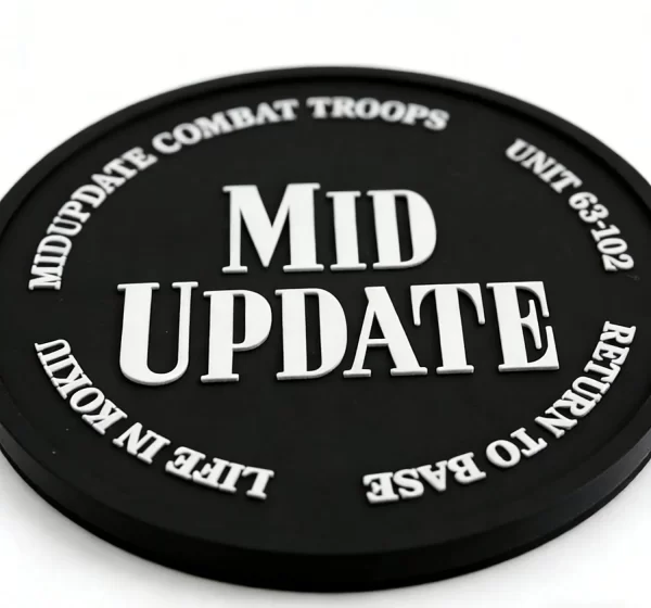 Bulk Custom Tactical Military Silicone Heatproof Coaster B2b Promo Gift