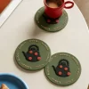 Custom Personalized Aesthetic Teapot Silicone Coaster Eco Souvenir