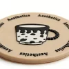 Custom Personalized Design Coffee Silicone Heatproof Coaster Office Gift