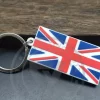 Custom Union Jack PVC Keychains Branded Promotional Gifts for UK-Themed Business Campaigns