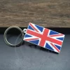 Custom Union Jack PVC Keychains Branded Promotional Gifts for UK-Themed Business Campaigns