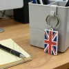 Custom Union Jack PVC Keychains Branded Promotional Gifts for UK-Themed Business Campaigns