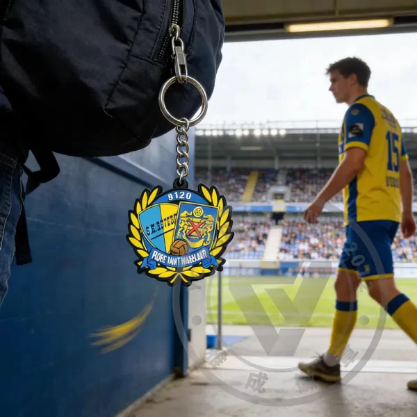 Factory Custom Football Team PVC Keychains OEM ODM Design Bulk Wholesale Supply