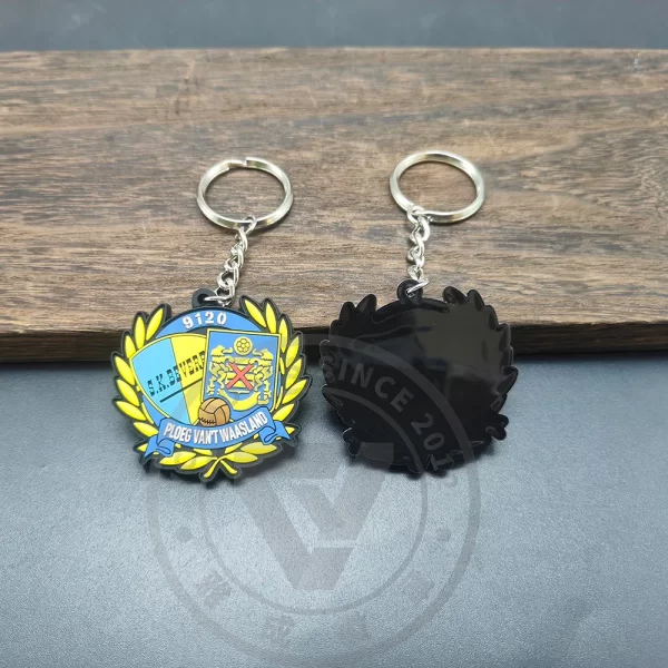 Factory Custom Football Team PVC Keychains OEM ODM Design Bulk Wholesale Supply