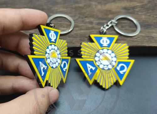 Wholesale Customizable PVC Keyrings with Personalized Logo Printing Service Wholesale Customizable PVC Keyrings with Personalized Logo Printing Service