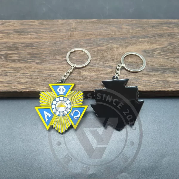 Wholesale Customizable PVC Keyrings with Personalized Logo Printing Service