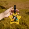 Custom Star-Shaped PVC Luggage Tags Personalized Travel ID Tags for Brand Promotion