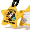 Custom Star-Shaped PVC Luggage Tags Personalized Travel ID Tags for Brand Promotion