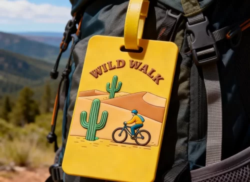 Bulk Custom PVC Luggage Tags Personalized Travel ID Tags for Corporate Gifting