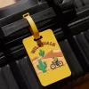Bulk Custom PVC Luggage Tags Personalized Travel ID Tags for Corporate Gifting