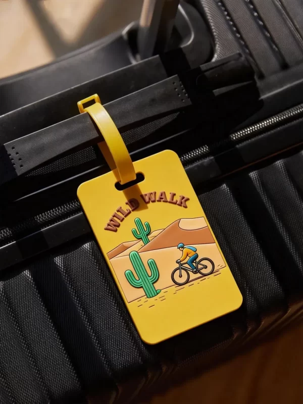 Bulk Custom PVC Luggage Tags Personalized Travel ID Tags for Corporate Gifting