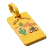 Bulk Custom PVC Luggage Tags Personalized Travel ID Tags for Corporate Gifting