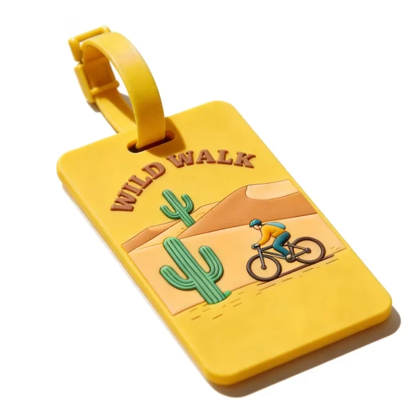 Bulk Custom PVC Luggage Tags Personalized Travel ID Tags for Corporate Gifting
