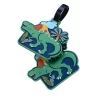 Custom Dinosaur-Themed PVC Luggage Tags Personalized Kids Travel ID Tags for Brand Gifting