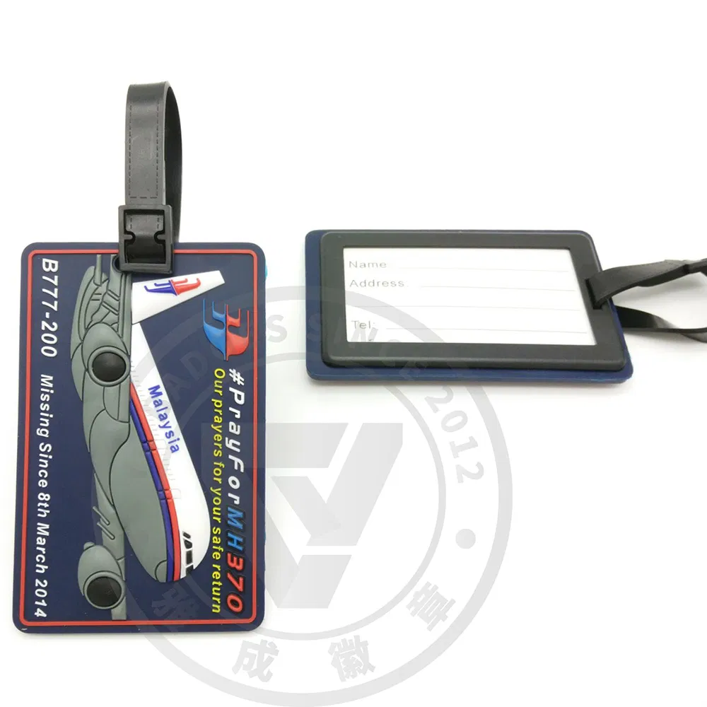 Custom PVC Luggage Tags Factory Direct for Bulk Business Orders