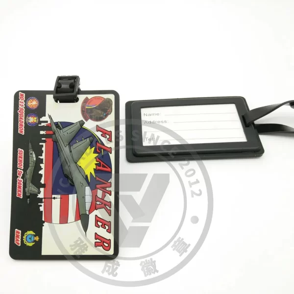 Custom PVC Luggage Tags Factory Direct for Bulk Business Orders