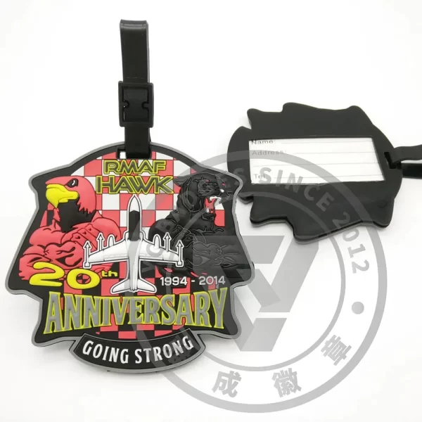 Custom PVC Luggage Tags Factory Direct for Bulk Business Orders