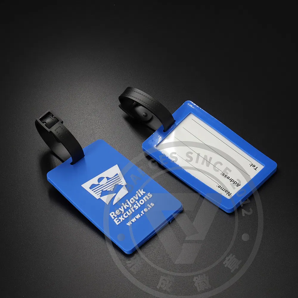 Factory Custom PVC Luggage Tags Bulk Production for Global Buyers