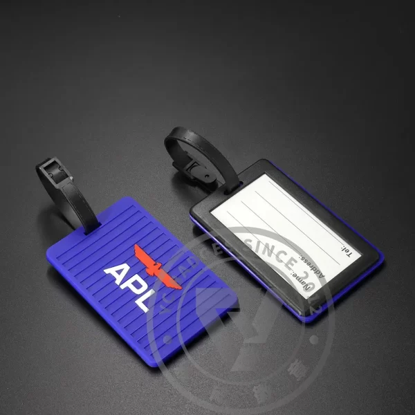 Factory Custom PVC Luggage Tags Bulk Production for Global Buyers