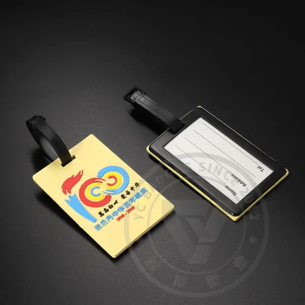 Factory Custom PVC Luggage Tags Bulk Production for Global Buyers