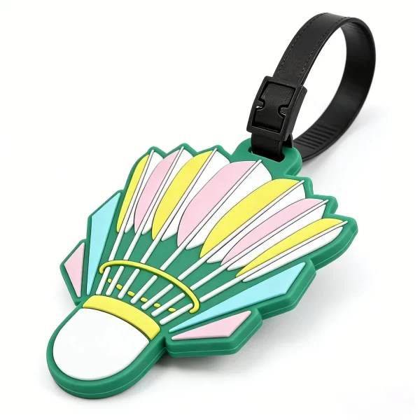 Waterproof PVC Travel Luggage Tags Custom Shape Branded Bulk Supply