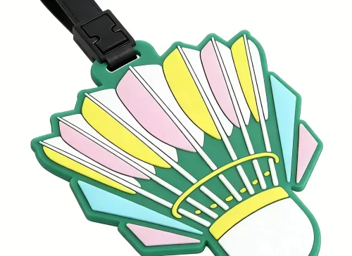 Waterproof PVC Travel Luggage Tags Custom Shape Branded Bulk Supply