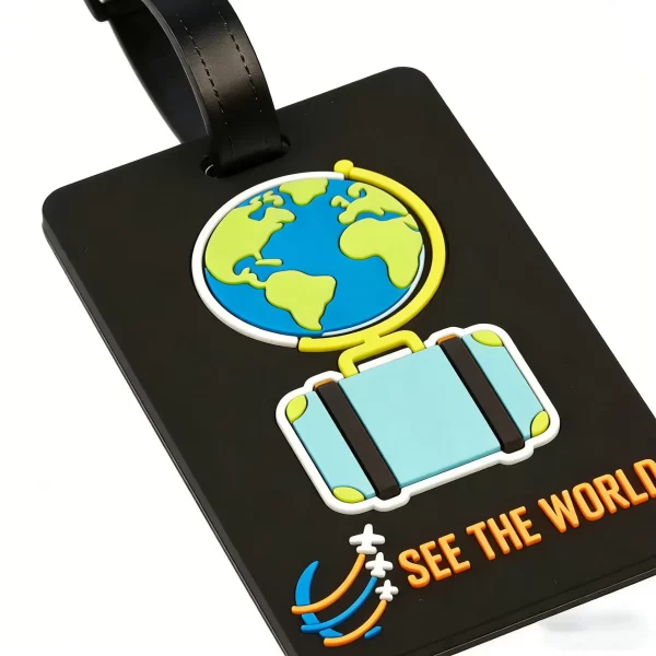 Custom PVC Luggage Tags Wholesale Factory Bulk Production & Export