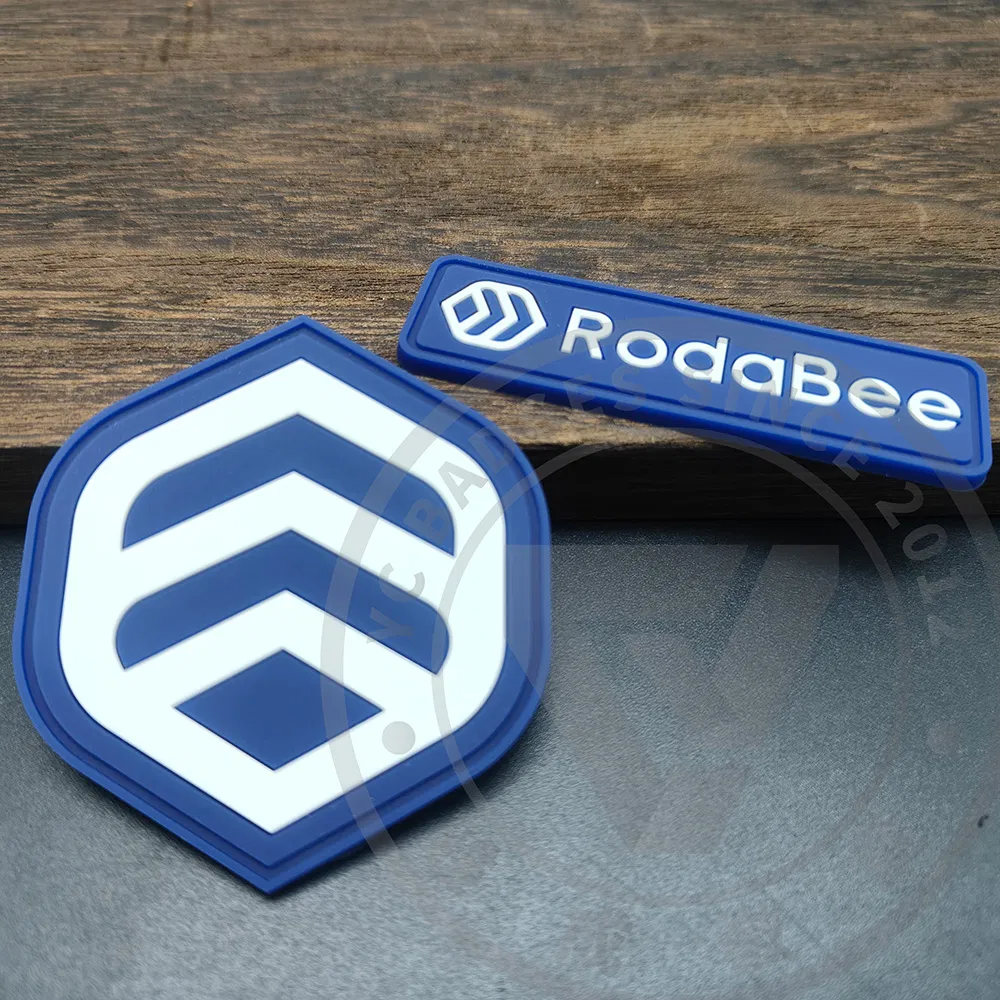 PVC Rubber Logo Brand Label Sticker Customize for Clothes Shoes