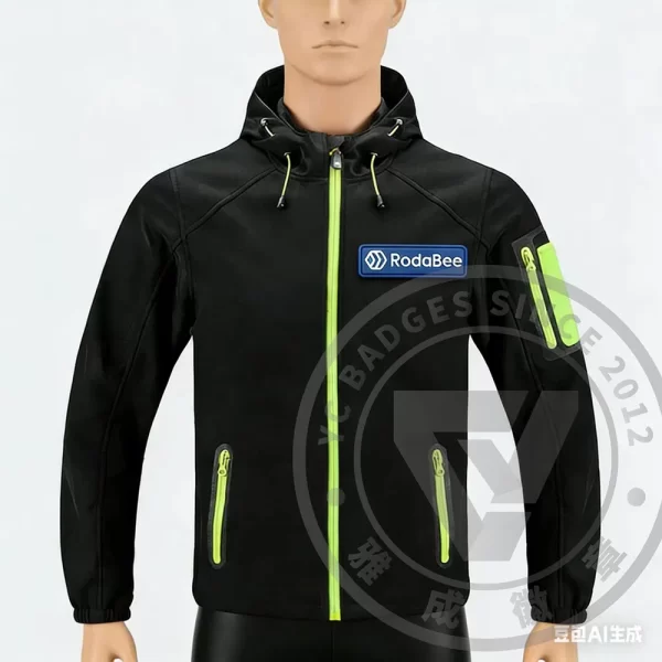 PVC Rubber Logo Brand Label Sticker Customize for Clothes Shoes