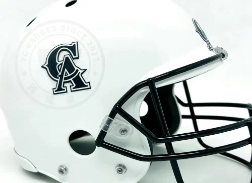 PVC Rubber 3D Heomet Decals Label Sticker Customize