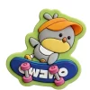 Premium Custom High-Quality Cute Skateboard Penguin PVC Memo Fridge Magnet Kids Gift