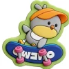 Premium Custom High-Quality Cute Skateboard Penguin PVC Memo Fridge Magnet Kids Gift