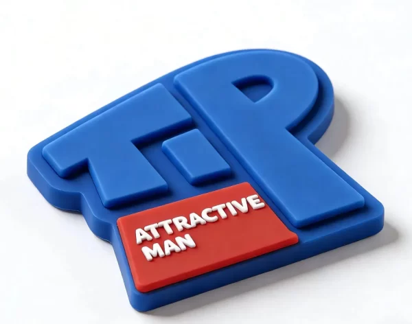 Customizable Minimalist Trendy Bold Letter PVC Fridge Magnet Sublimation Decor Gift