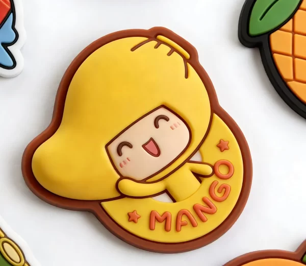 Custom High-Quality Factory Stylish Cute fruit Silicone Fridge Magnet for Kitchen Decor