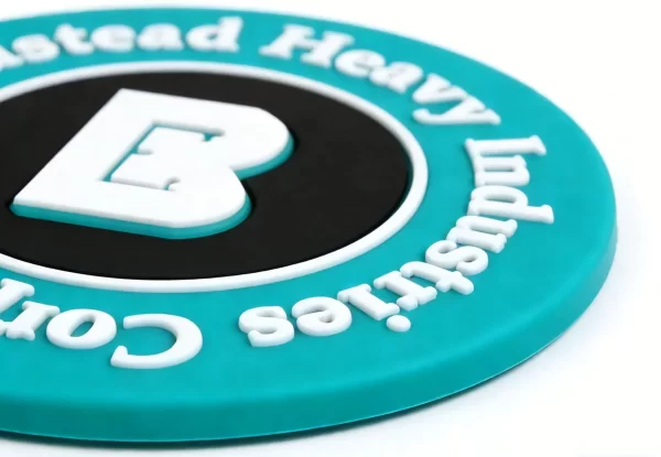 China Manufacturer High-Quality Stylish 3D Silicone Custom Branded Office Coaster